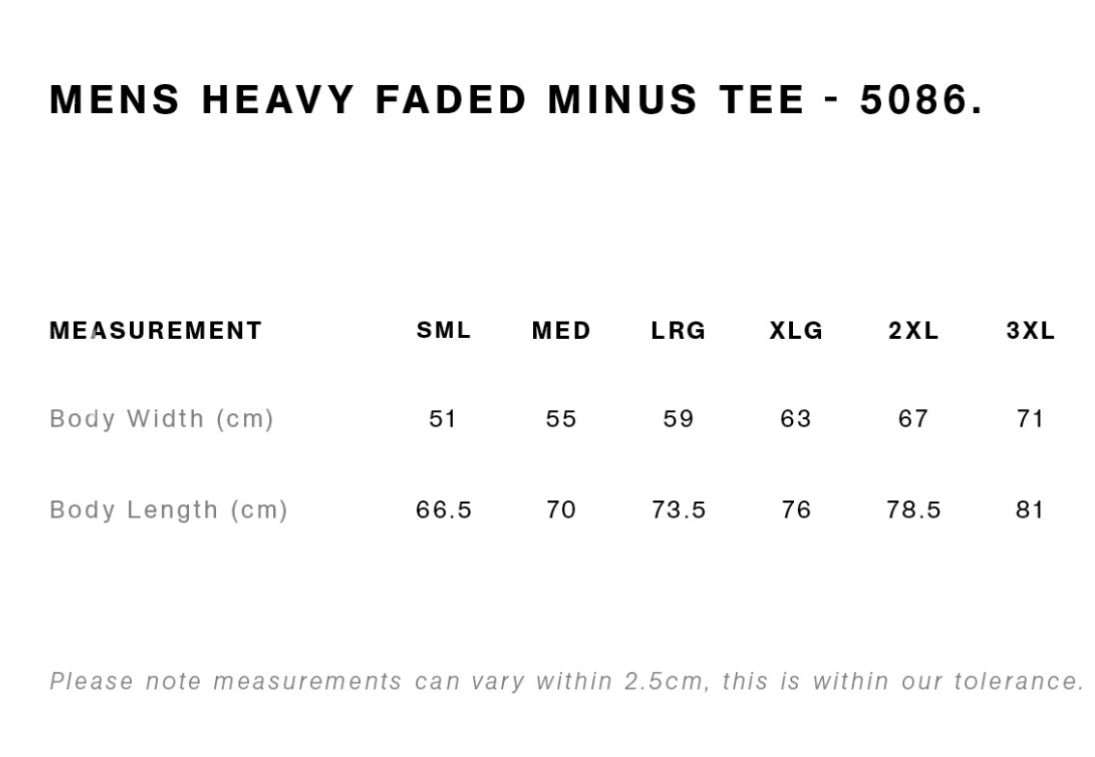 RUSHII (M25) TEE
